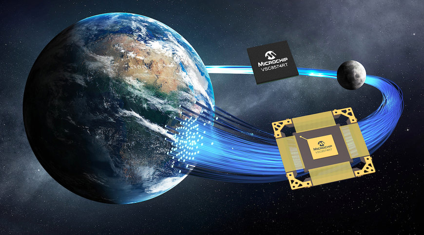 Microchip étend sa gamme de PHY Gigabit Ethernet tolérants aux radiations